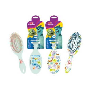 Cepillo de cabello infantil Monstros Condor - Cont. 1 Unidad.