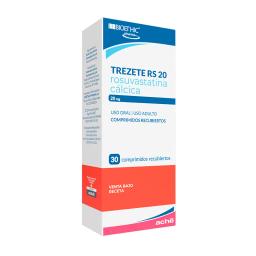 Trezete RS Rosuvastatina Calcica 20 mg - Cont. 30 Comprimidos Recubiertos