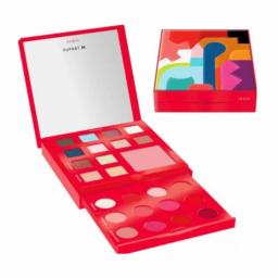 Paleta de Maquillajes Para Rostro Ojos y Labios Pupa Pupart M 002 Red