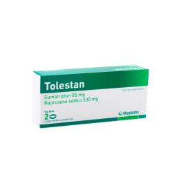 Tolestan Sumatriptan 85 mg - Caja de 2 comprimidos recubiertos