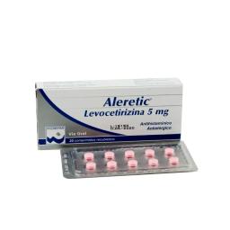 Aleretic levocetirizina 5mg - Caja de 30 comprimidos recubiertos