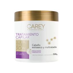 Tratamiento Capilar Reparación Intensiva Cabello Extraseco y Maltratado Carey - 500gr