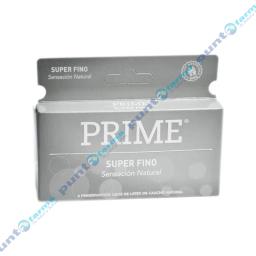 Preservativo Super Fino Sensacion Natural Prime - Contiene 6 Unidades.