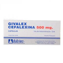 Givalex Cefalexina 500 mg - Cont. 8 Capsulas
