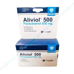 Aliviol Paracetamol 500 mg - Caja con 10 Blísters de 10 comprimidos 