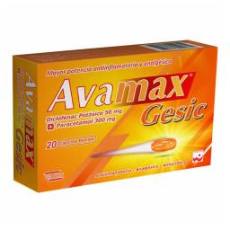 Avamax Gesic - Caja de 20 Cápsulas