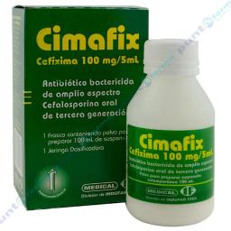 Cimafix Cefixima 100mg - 100 mL.