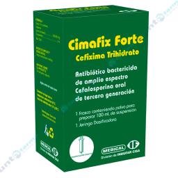 Cimafix Forte Cefixima 200 mg - Frasco de 100 ml