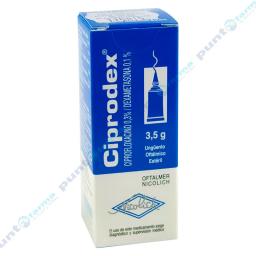 Ciprodex ungüento - Ciprofloxacina + Dexametasona  - Pomo de  3,5g