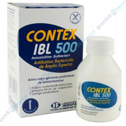 Contex IBL 500 - Amoxicilina + Sulbactam -  Suspensión 60 ml 