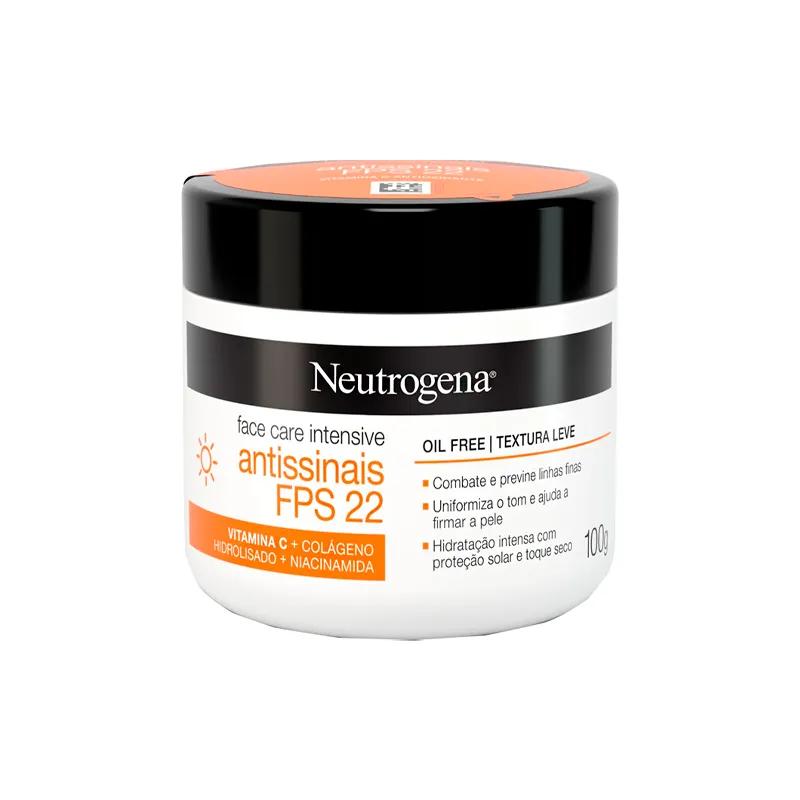 Crema Antiedad Face Care Intensive FPS 22 Neutrogena - 100 gr