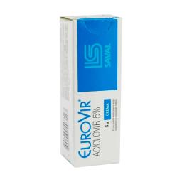 Eurovir crema  Aciclovir 5% - Pomo 15 gr