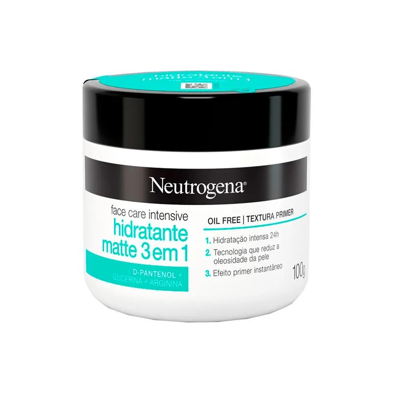 Crema Facial Hidratante Mate 3 en 1 Neutrogena - 100 gr