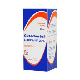 Curadentol - Lidocaina 20% Spray - 25 mL