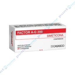Factor A-G Simeticona  200 mg - Cont. 20 comprimidos