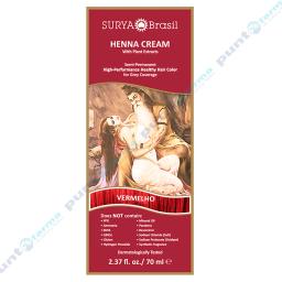 Henna Crema Rojo Surya - 70 mL