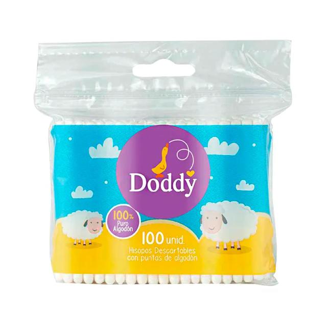 Image miniatura de Hisopos-Doddy-Cont-100-unidades-44245.webp