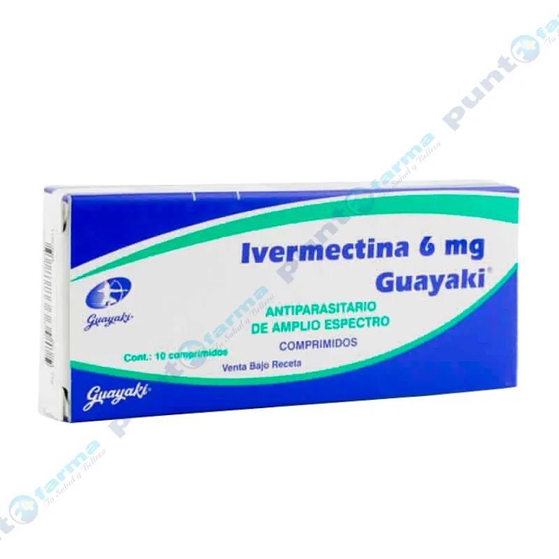 Ivermectina 6 mg Guayaki - Cont. 10 comprimidos