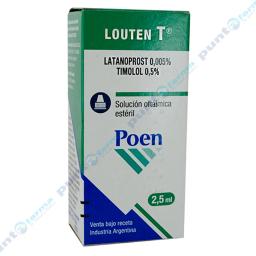 Louten T  Solución Oftálmica - 2,5mL