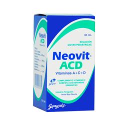 Neovit ACD Vitamina A C D - Solución gotas 30 mL