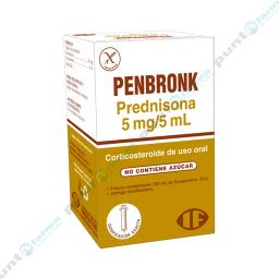 Penbronk Prednisona 5 mg - Frasco de 100 mL