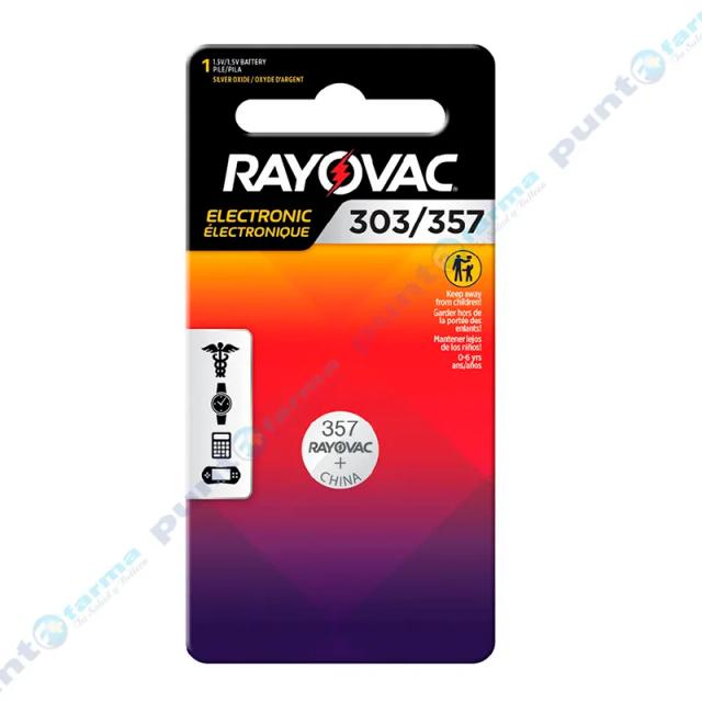 Image miniatura de Pila-Rayovac-303-357-blister-39579.webp