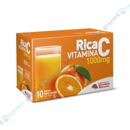 Rica C - Vitamina C 1000 mg  - Caja de 10 sobres
