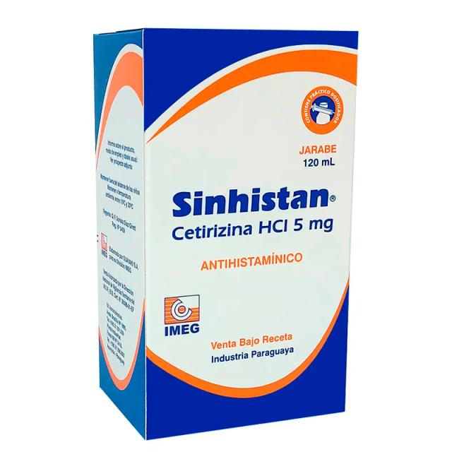 Image miniatura de Sinhistan-Ceritizina-HCI-5mg-120mL-45993.webp