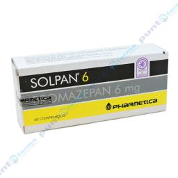 Solpan 6 - Bromazepam 6 mg - Caja de 50 comprimidos