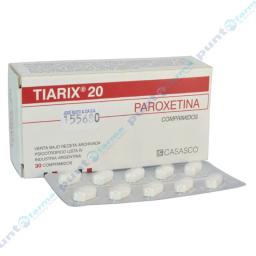 Tiarix Paroxetina 20 mg - Caja de 30 comprimidos