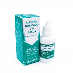 Alcohol Boricado 3% - Solución Gotas Oticas - 30 mL