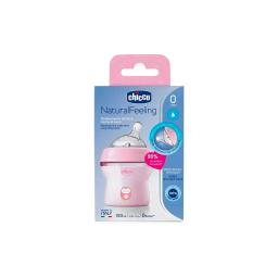 Biberon Natural Feeling Silicona 0m+ Chicco - Cont.150 ml