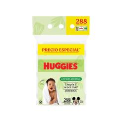 Toallitas Húmedas Limpieza Efectiva Huggies - Cont.288 Unidades