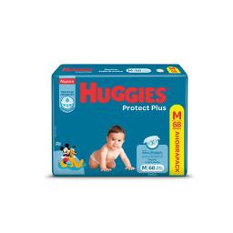Pañales Desechables Huggies Protect Plus Mediano - Cont.68 unidades