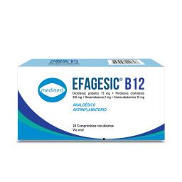 Efagesic B12 Diclofenac Potasico - Cont. 20 Comprimidos Recubiertos.