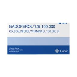 Gadoferol CB - Vitamina D3 100.000 UI - Cont. 1 Cápsula