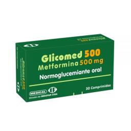Glicomed Metformmina 500 mg - Cont.30 comprimidos