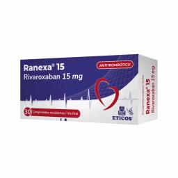 Ranexa 15 Rivaroxaban 15 mg - Cont. 30 Comprimidos Recubiertos.
