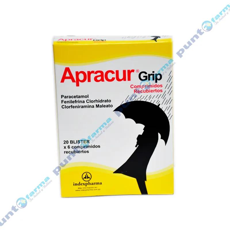 Apracur Grip Paracetamol Fenilefrina Clorhidrato - Caja de 120 Comprimidos