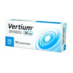 Vertium Difenidol 25 mg - Cont. de 10 Comprimidos