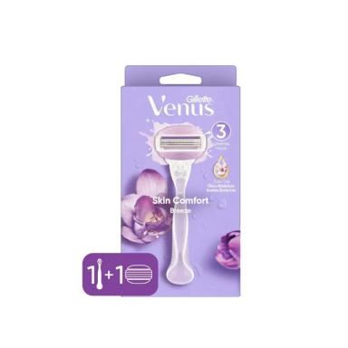 Maquina de Afeitar Femenina Gillette Venus Breeze - Cont.1 unidad + 1 cartucho