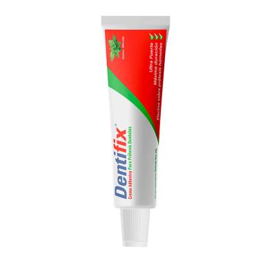 Crema Adhesiva para Prótesis Dental sabor menta Dentifix - 40 g