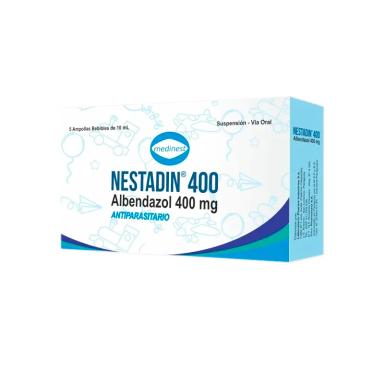 Nestadin 400 albendazol 5 ampollas - 10 ml