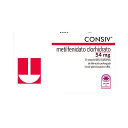 Consiv Metilfenidato Clorhidrato 54 mg - Cont. 30 Comprimidos Recubiertos