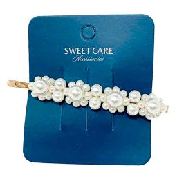 Hebilla Con Detalles de Perla Sweet Care - Cont. 1 unidad