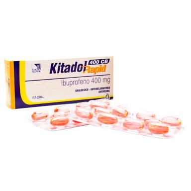 Kitadol Rapid 400 CB Ibuprofeno 400 mg - Cont. 20 cápsulas blandas