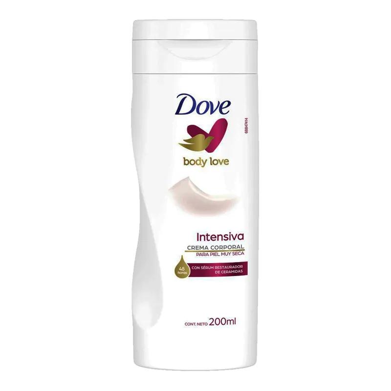 Crema Corporal Body Love Intensiva con Sérum Restaurador de Ceramidas Dove - 200 ml