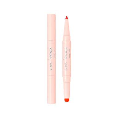 Lápiz Contorno de labios y Lápiz labial brillante Vamp Creamy Duo 011 Orange Red Pupa