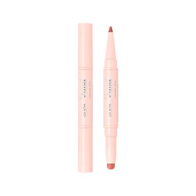Lápiz Contorno de labios y Lápiz labial brillante Vamp Creamy Duo 007 Peach Nude Pupa