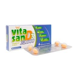 Vitasan D3 25.000 UI - Cont. 4 Capsulas Blandas
